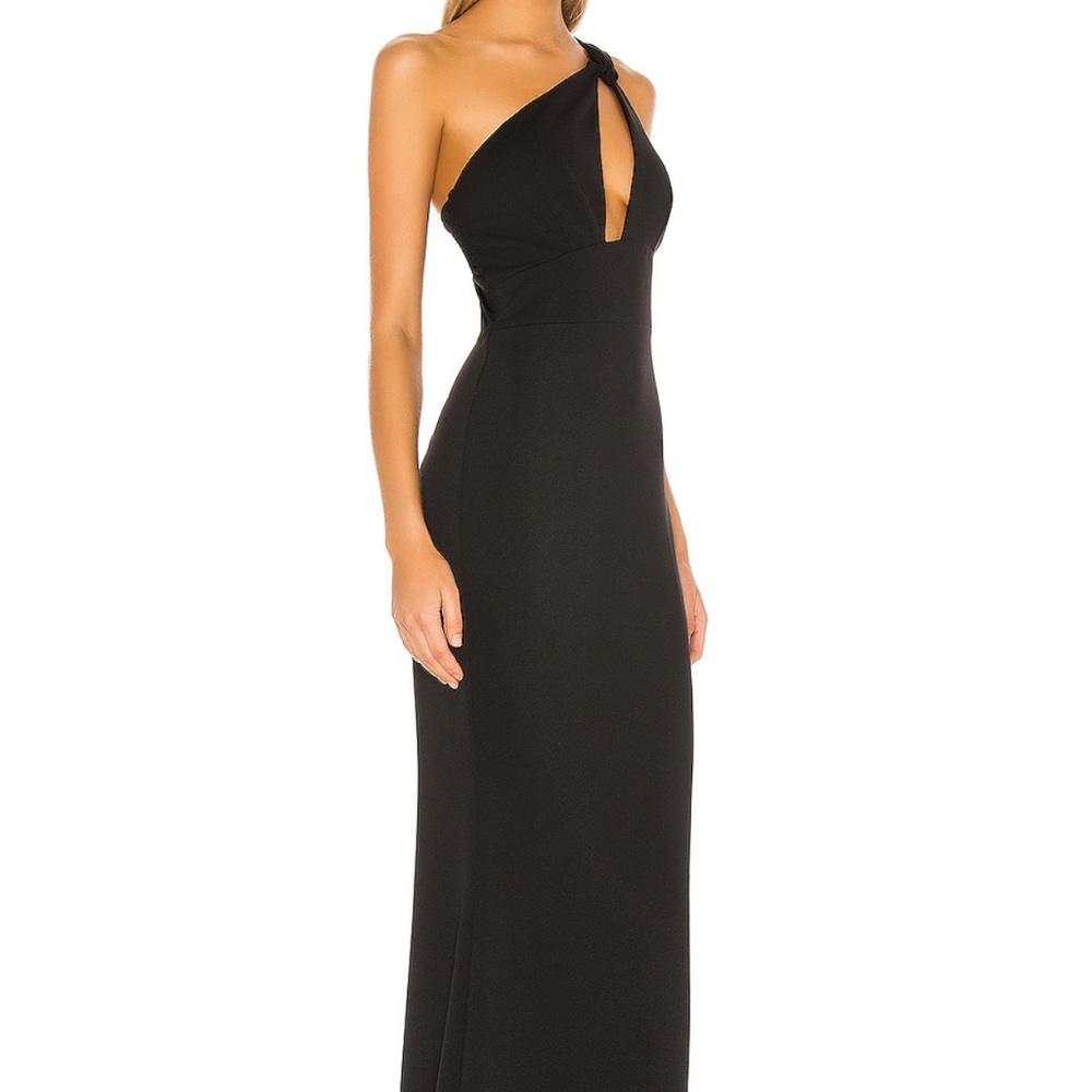 KATIE MAY BLACK sexy elegant gown  never worn !